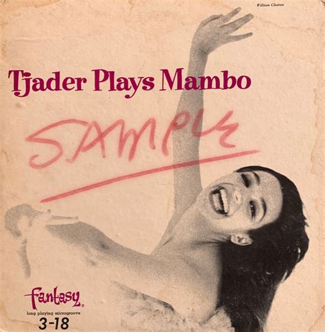 Cal Tjader Quintet Tjader Plays Mambo Vinyl 10 Album Promo Mono