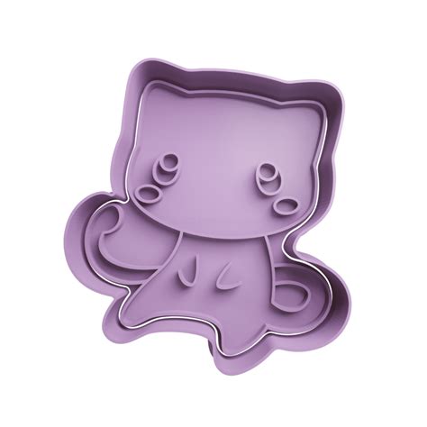 Mew Cute Cortador De Galletas STL Cortador De Galletas STL