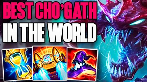 RANK 1 CHO GATH IN THE WORLD AMAZING GAMEPLAY CHALLENGER CHO GATH