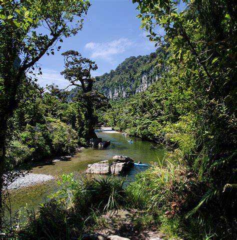 Punakaiki River Walk in New Zealand