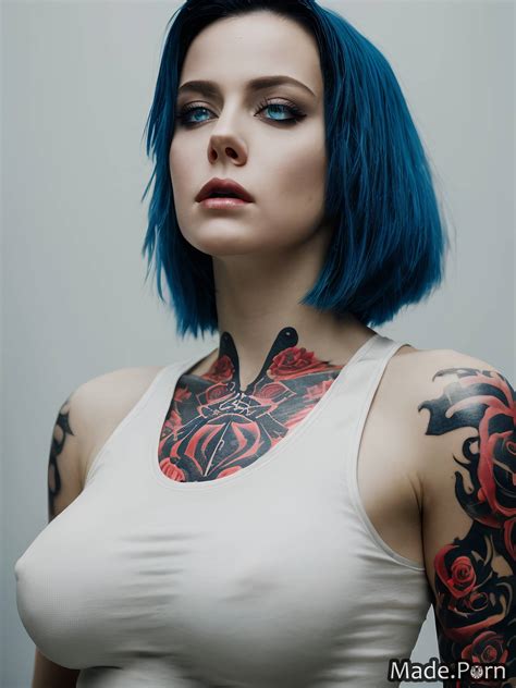 Porn Image Of Tattoos Huge Boobs Woman Big Hips Short Hair After Sex