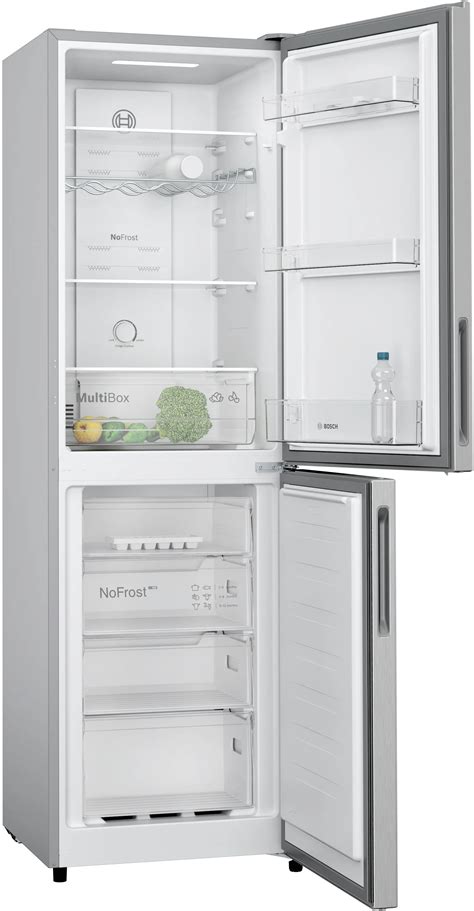 Kgn Nleag Free Standing Fridge Freezer With Freezer At Bottom Bosch Gb