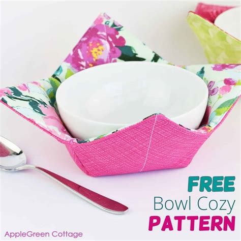 Microwave Bowl Cozy Pattern Applegreen Cottage