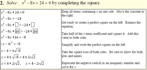 Solving Quadratic Equations By Completing The Square A Plus Topper