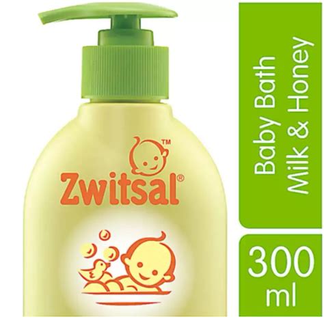 Zwitsal Baby Bath Natural Dengan Milk Honey Pump 300mL Lazada