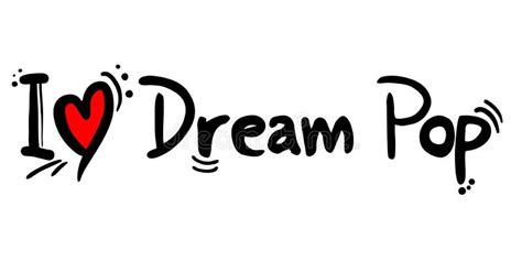 Dream Pop Music Love Stock Vector Illustration Of Song 141250962
