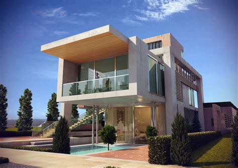 Open Floor Plan 2 Story House Design With Rooftop | Viewfloor.co