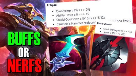 ARE THESE ECLIPSE CHANGES GOOD OR BAD FOR AATROX NAAYIL YouTube