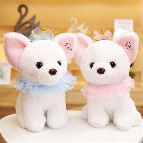 White Chihuahua Stuffed Animal Size 10"14"18" - High Quality Custom ...