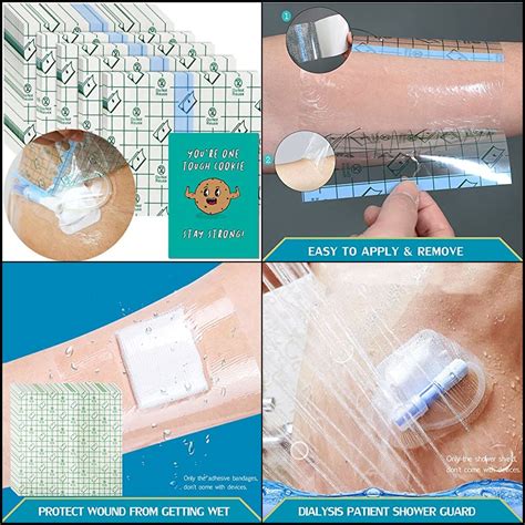 Waterproof Stretch Adhesive Bandage Pd Dialysis Catheter Shower Cover