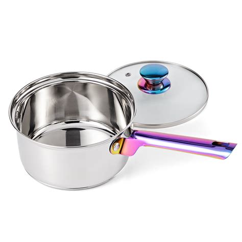 Mainstays Iridescent Stainless Steel 20 Piece Cookware Set With Kitchen Utensils And Tools