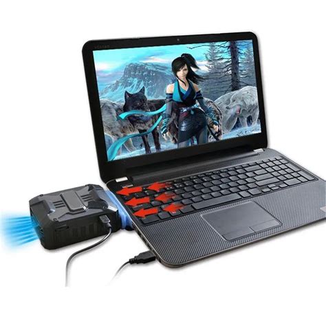 Mini External Vacuum Notebook Laptop Cooler Cooling Pad Fan Cpu Air