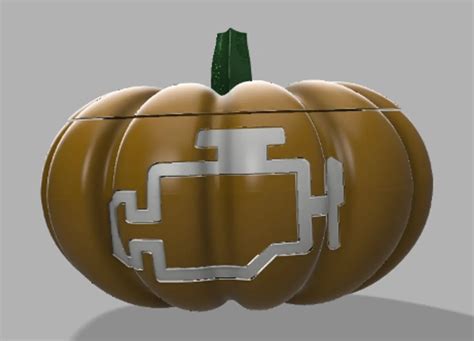 Check Engine Light Pumpkin