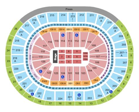 Wells Fargo Seating Chart Wwe Elcho Table