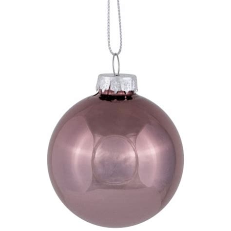 Northlight 24ct Pink Shiny And Matte Christmas Glass Ball Ornaments 225 55mm 24 Fred Meyer