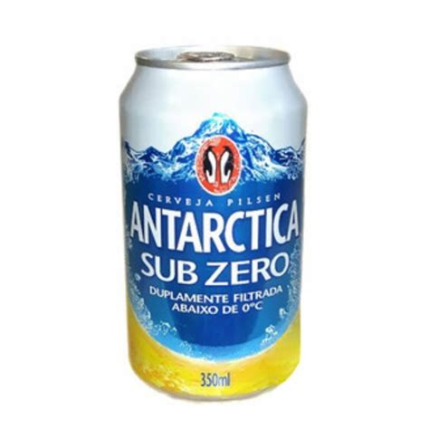 CERVEJA ANTARCTICA SUB ZERO LATA 350ML Pérola Online