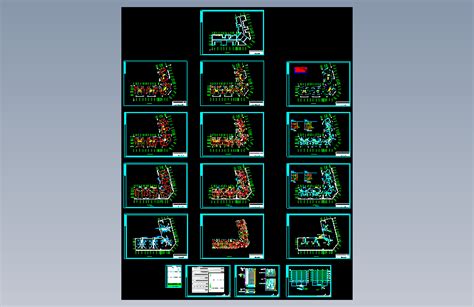 某综合楼电施全套autocad 2007模型图纸下载 懒石网