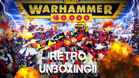 Warhammer 40k 2nd Edition Boxed Set Unboxing Retro Awesome Sauce Youtube