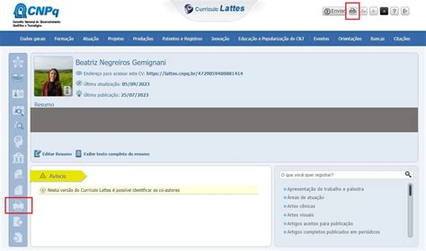 Curr Culo Lattes Do Cnpq Login Como Fazer Buscar E Entrar