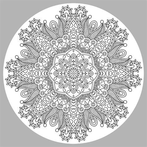 Mandala Complex By Karakotsya 1 Very Difficult Mandalas For Adults