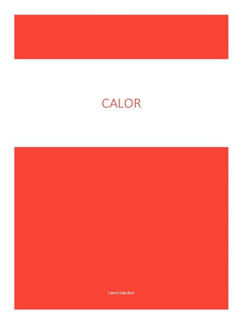 Calor Sensible Pdf