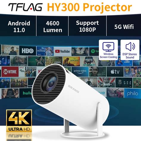 Tflag Hy Smart K Projector Android Mini Draagbare G Wifi Voor