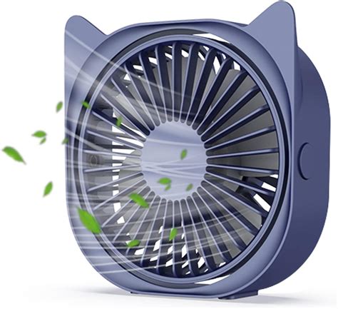 Ventilador de Escritorio USB Mini Ventilador Eléctrico Portátil de