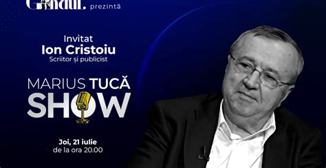 Marius Tucă Show începe joi 21 iulie de la ora 20 00 live pe gandul ro