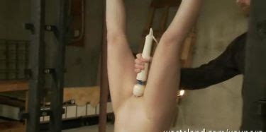 WASTELAND BDSM Sex Slave Suspended Upside Down As Shes Given Orgasms With Sex Toys Porn Video