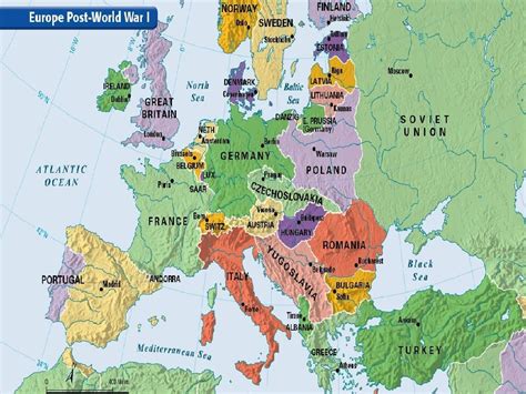 Post Wwi Europe Map | Usa Map 2018