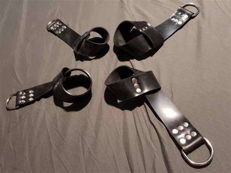 Slip On Wrist And Ankle Suspension Cuffs For Bdsm Bondage Or Etsy