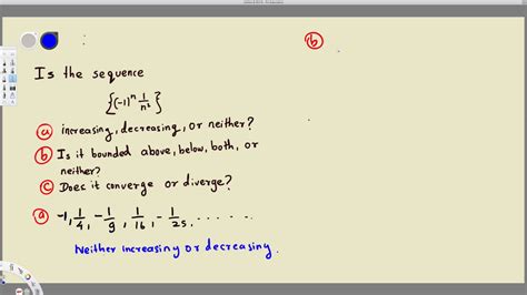 Intro To Monotonic And Bounded Sequences Example 1 Calculus YouTube