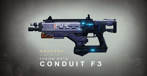 Check Out My Little Friend The Conduit F3 Destinys Latest Weapon