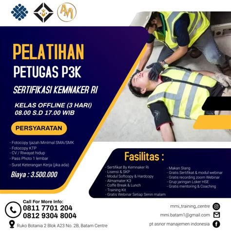 Petugas P3K KEMENAKER Certificate ASNOR Home For HSE Professional