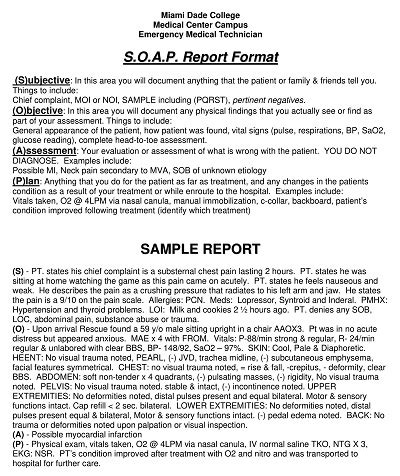 Free Ems Narrative Templates Printable Pdf Charts Ems Patient Care