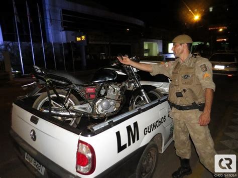 Caco Da Rosa Polícia Militar recupera moto roubada em Joaçaba