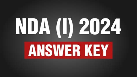 Download Upsc Nda 1 2024 Answer Key Nda Answer Key 2024