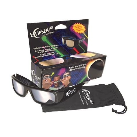 American Paper Optics Eclipser Hd Glasses For Safe Viewing Of Eclipses