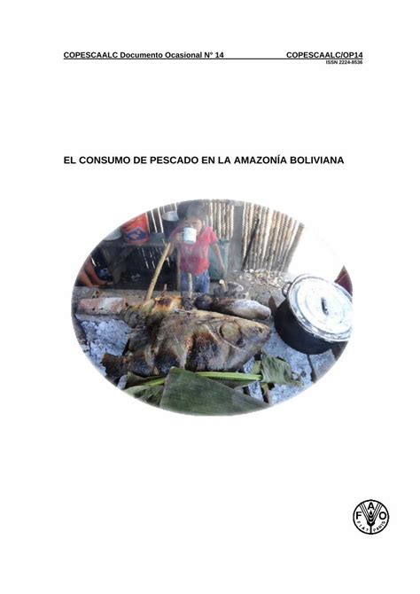 PDF El consumo de pescado en la Amazonía boliviana fao PDF