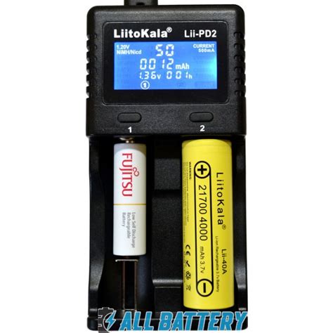 Зарядное устройство LiitoKala Lii-PD2 на 2 канала для Li-Ion, LiFePO4 ...