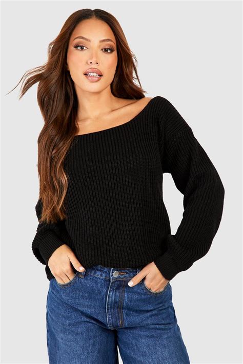 Tall Twist Back Jumper Boohoo Au