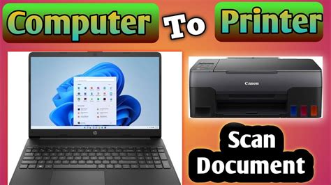 How To Scan A Document From Printer To Your Computer Ll How To Scan A