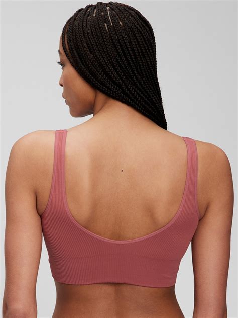 Seamless Ribbed Bralette Gap