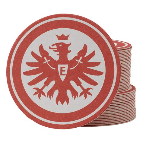 Eintracht Frankfurt Bierdeckel Logo 50er Set