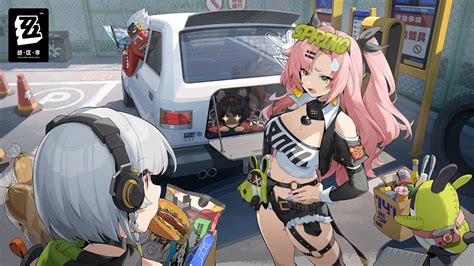 Anby Demara Billy Kid Car Catgirl Food Group Headphones Male Nekomiya