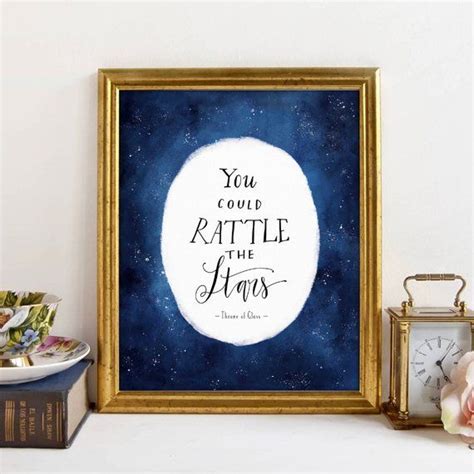 Throne Of Glass Art Print You Could Rattle The Stars Etsyfinds Rattlethestars Sarahjmaas