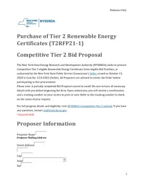 Fillable Online Attachment 1 TIER 2 RENEWABLE ENERGY CERTIFICATE