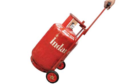 Lakshya Gas Cylinder Trolley With Wheels And Handle LPG Cylinder