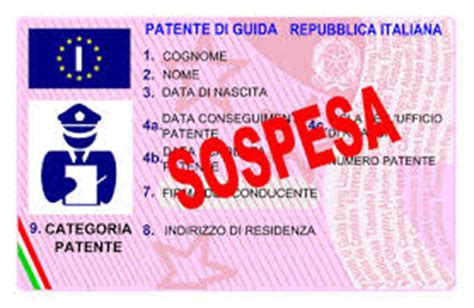 Sanzione Per Guida Con Patente Revocata Lettera