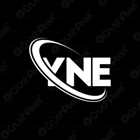 yne logo yne letter yne letter logo design initials yne stock